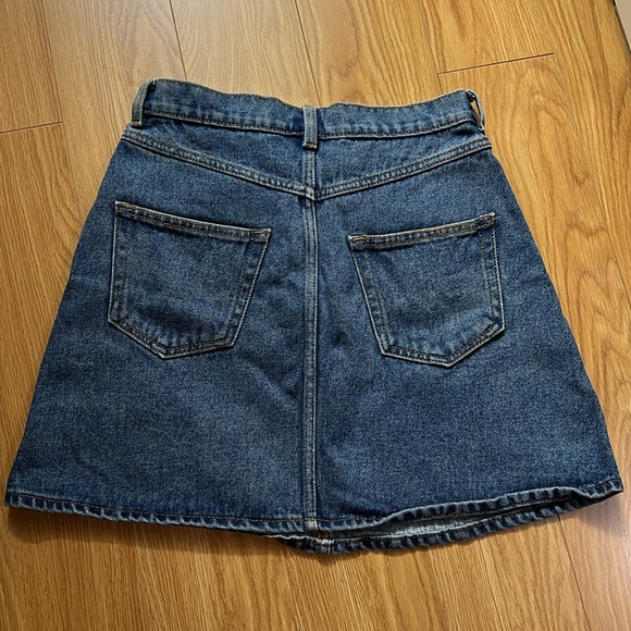 Monki Denim Mini Skirt - Picture 2 of 4
